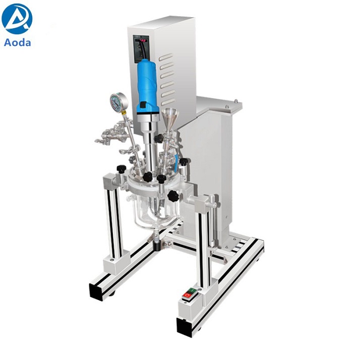 AODA 1L 2L Laboratory vacuum emulsification reactor